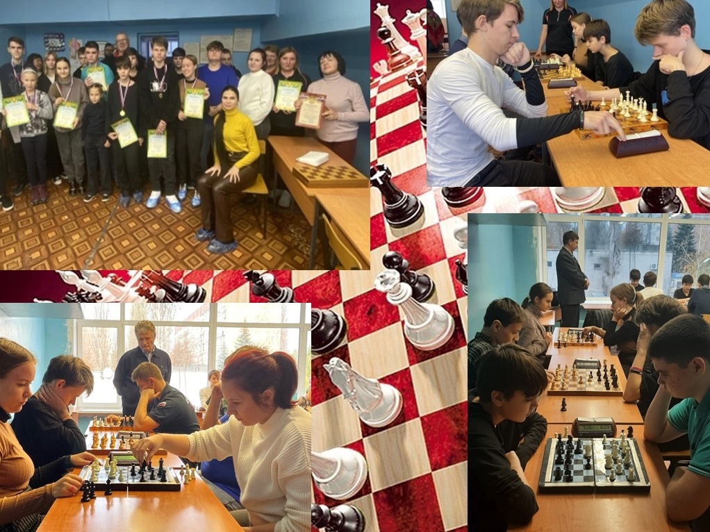 Соревнования по шахматам среди школьных спортивных клубов.